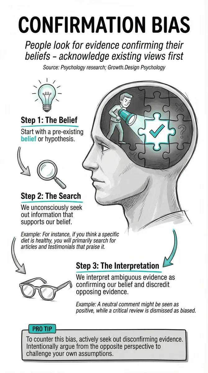 Confirmation Bias illustration