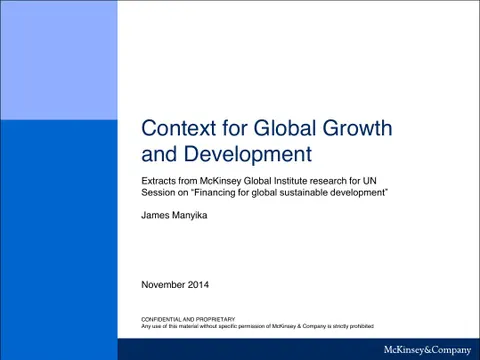 Global Growth Development Context
