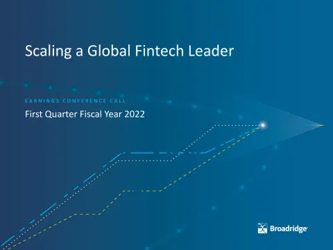 Broadridge Financial Solutions | Results Presentation Deck | 27 slides