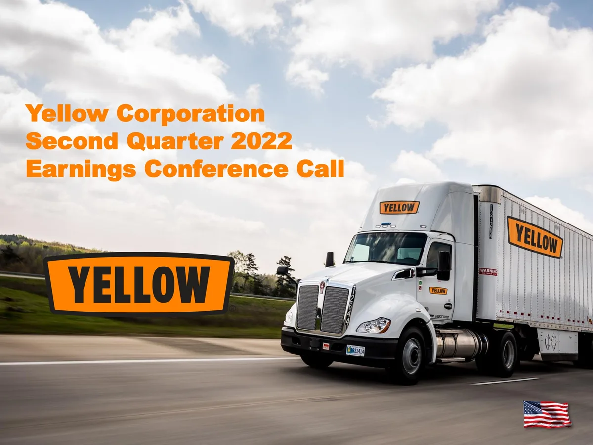 Yellow Corporation | Results Presentation Deck | 10 slides · slide 1
