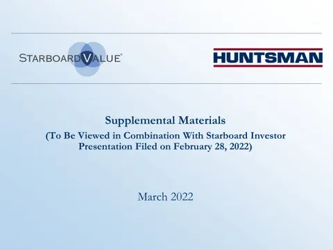 Huntsman Corporation (HUN)