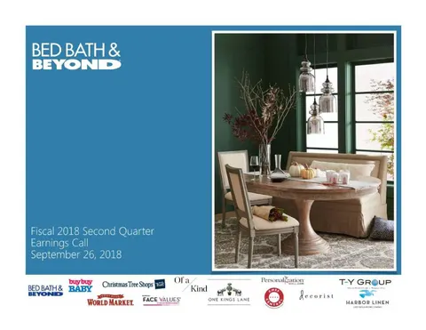 Bed Bath &amp; Beyond | Results Presentation Deck | 14 slides