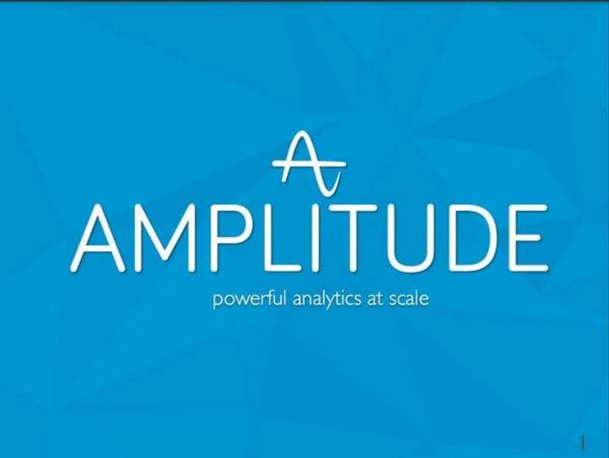 Amplitude Series A Pitch Deck · slide 1