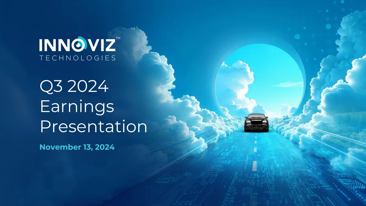 Innoviz | Results Presentation Deck | 22 slides · slide 1
