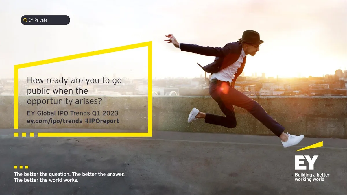 ey global ipo trends 2023 q1 v1 · slide 1