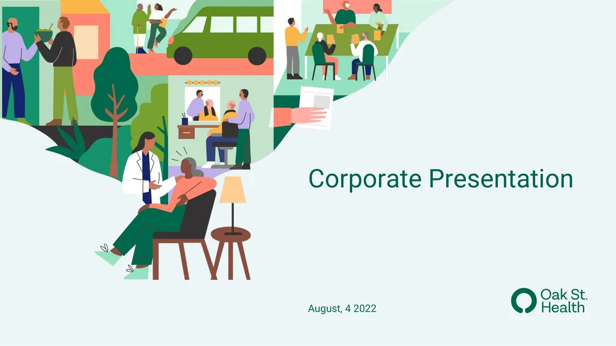 Oak Street Health | Investor Presentation Deck | 25 slides · slide 1