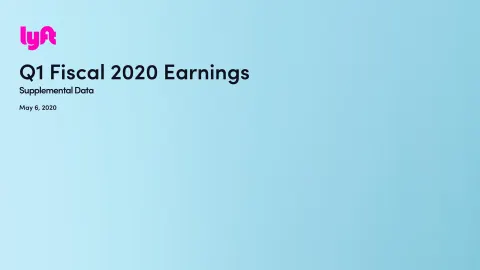 Lyft | Results Presentation Deck | 22 slides
