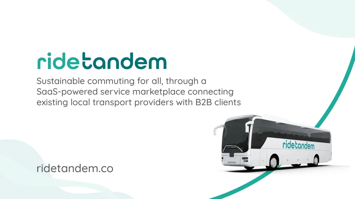 RideTandem: Mobility startup raises $3 million, plans German expansion · slide 1