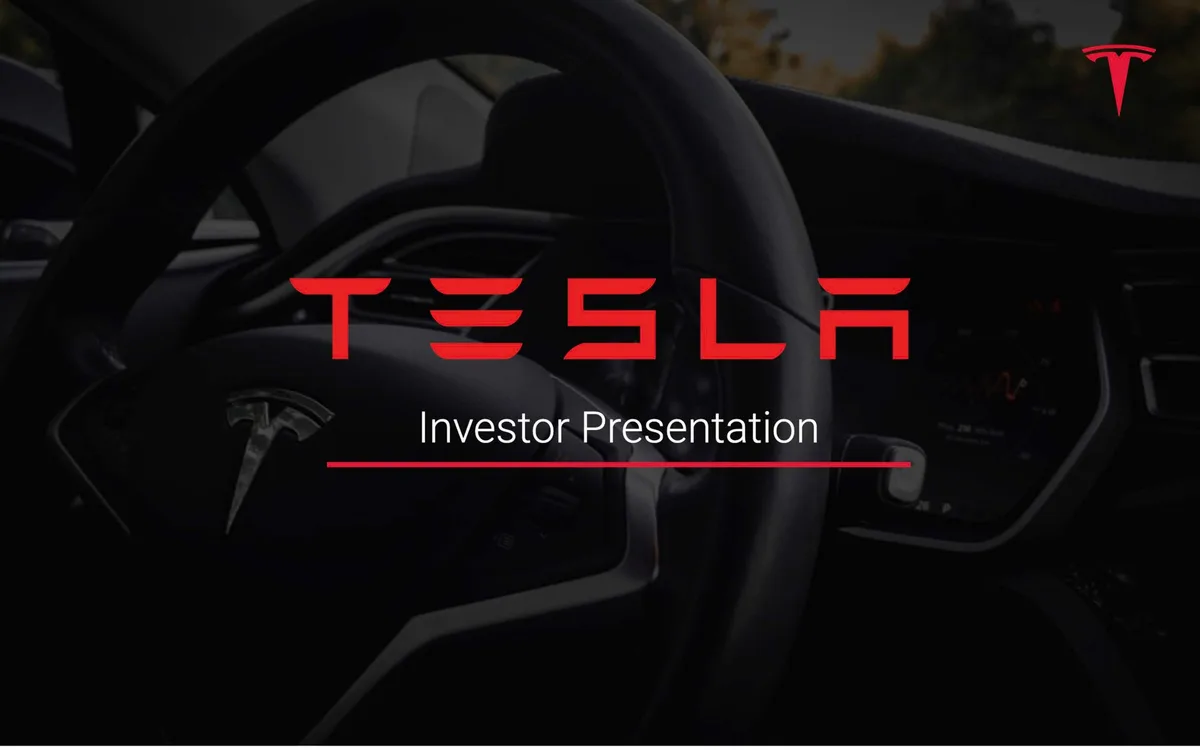 Tesla | Investor Presentation Deck | 16 slides · slide 1