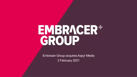 Embracer Group | Mergers and Acquisitions Presentation Deck | 11 slides