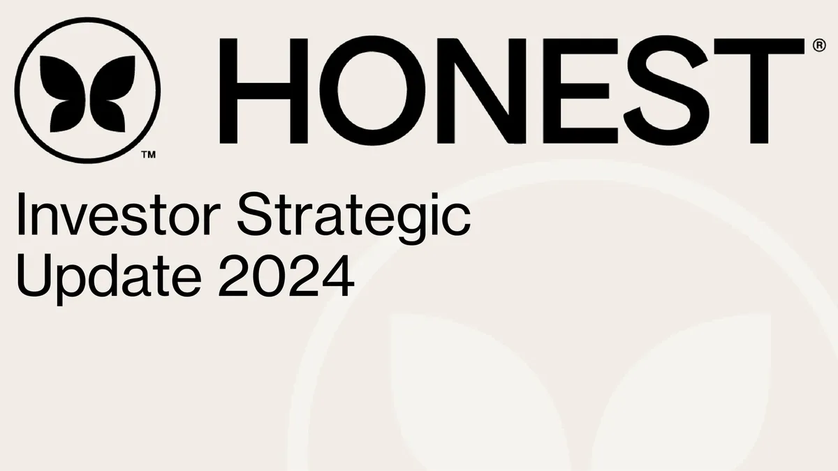 Honest | Investor Presentation Deck | 31 slides · slide 1