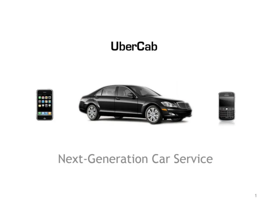 Uber's founders are starting to cash out. Here's the pitch deck they created back in 2008;; way before the company was a $45 billion ride-hailing giant. · slide 1