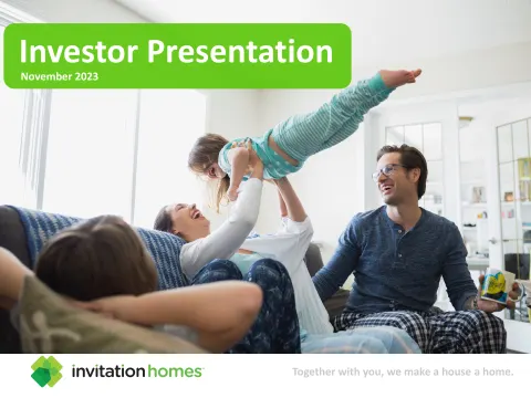 Invitation Homes | Investor Presentation Deck | 22 slides
