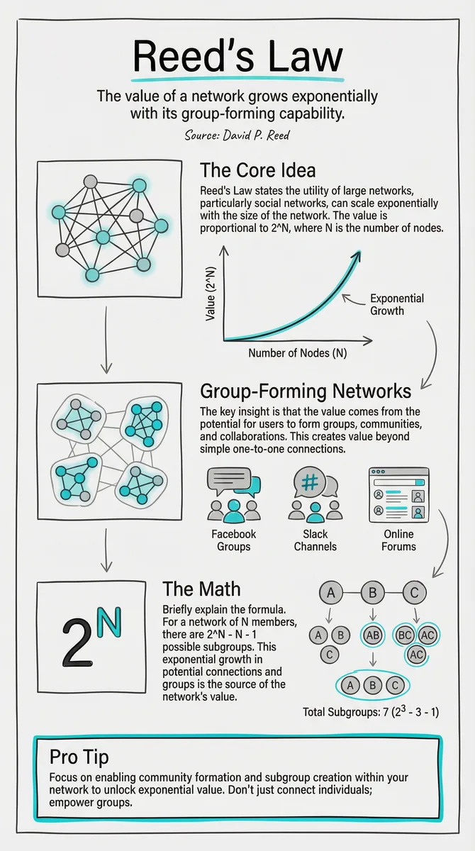 Reed's Law illustration
