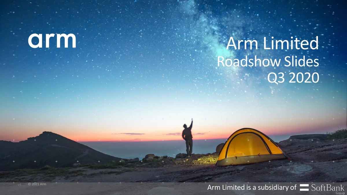 arm | Investor Presentation Deck | 16 slides · slide 1