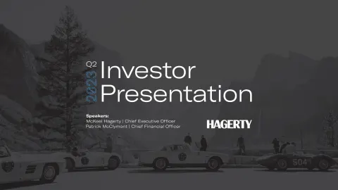 Hagerty | Investor Presentation Deck | 18 slides