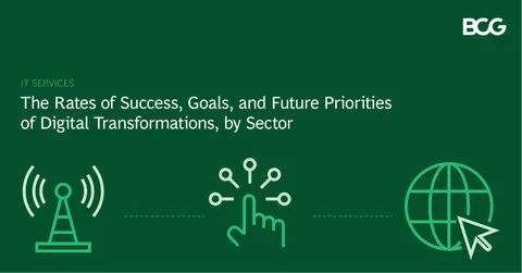 IT SERVICES The Rates of Success, Goals, and Future Priorities of Digital Transformations, by Sector