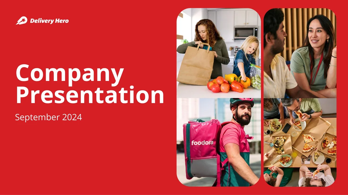 Delivery Hero | Investor Presentation Deck | 54 slides · slide 1