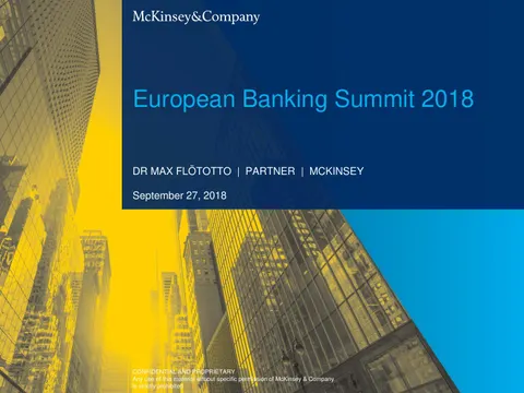 McKinsey European Banking Summit