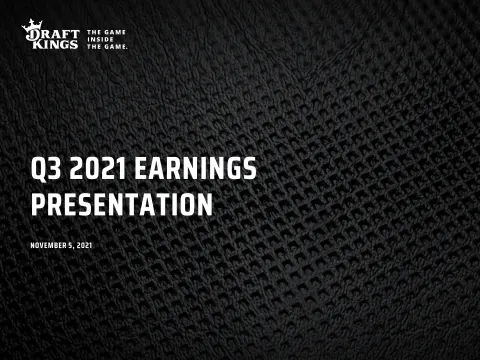 DraftKings | Results Presentation Deck | 15 slides