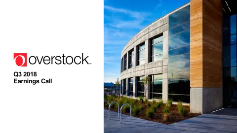 Overstock | Results Presentation Deck | 35 slides