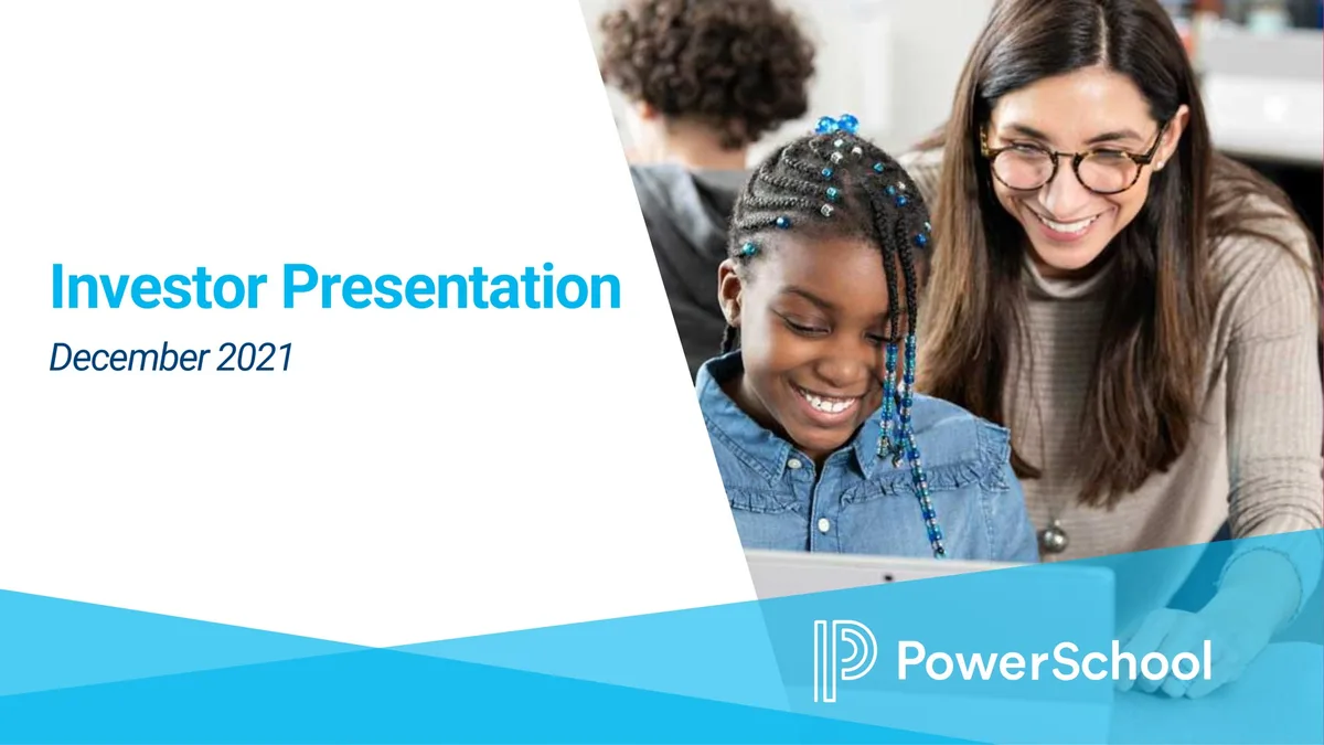 PowerSchool | Investor Presentation Deck | 28 slides · slide 1