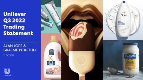Unilever | Investor Event Presentation Deck | 29 slides