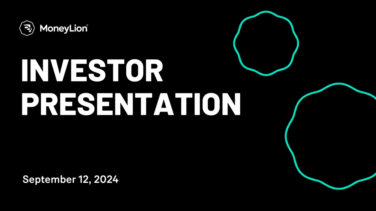 MoneyLion | Investor Presentation Deck | 40 slides · slide 1