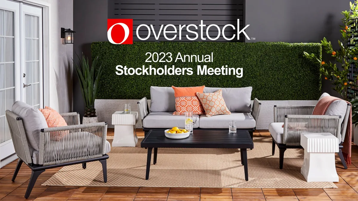 Overstock | Shareholder Engagement Presentation Deck | 14 slides · slide 1