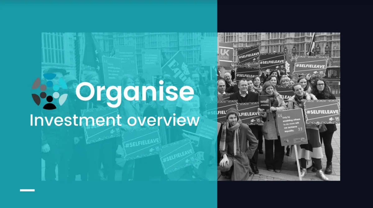 Here's an exclusive look at the pitch deck 2 female founders used to raise nearly $1 million for their worker rights startup Organise · slide 1