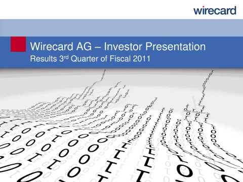 Wirecard | Results Presentation Deck | 23 slides