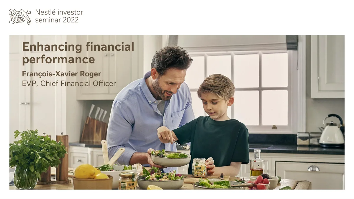 Nestle | Investor Event Presentation Deck | 21 slides · slide 1