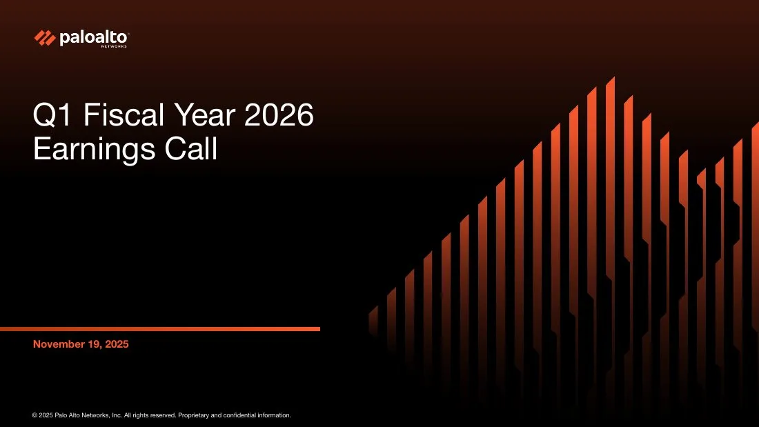 2025 Q1FY26 Earnings Presentation · slide 1