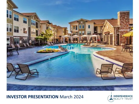 Independence Realty Trust | Investor Presentation Deck | 53 slides