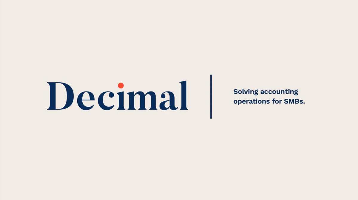 Fintech Decimal used this pitch deck to raise a $9 million seed round · slide 1