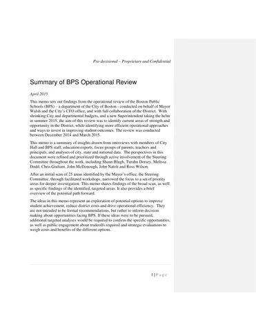 April 2015 McKinsey BPS Operational Review Draft With Comments, p01
