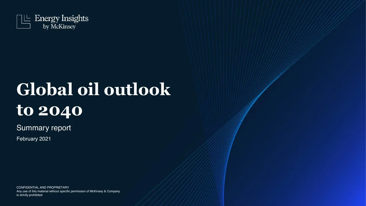 Global Oil Outlook 2040 · slide 1