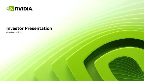 NVIDIA | Investor Presentation Deck | 39 slides