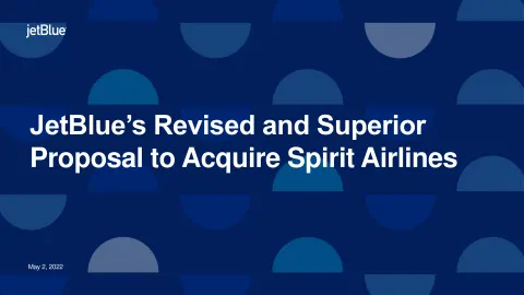 jetBlue | Mergers and Acquisitions Presentation Deck | 9 slides