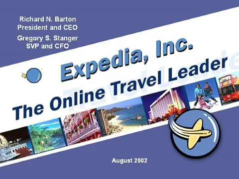 Expedia | Investor Presentation Deck | 27 slides