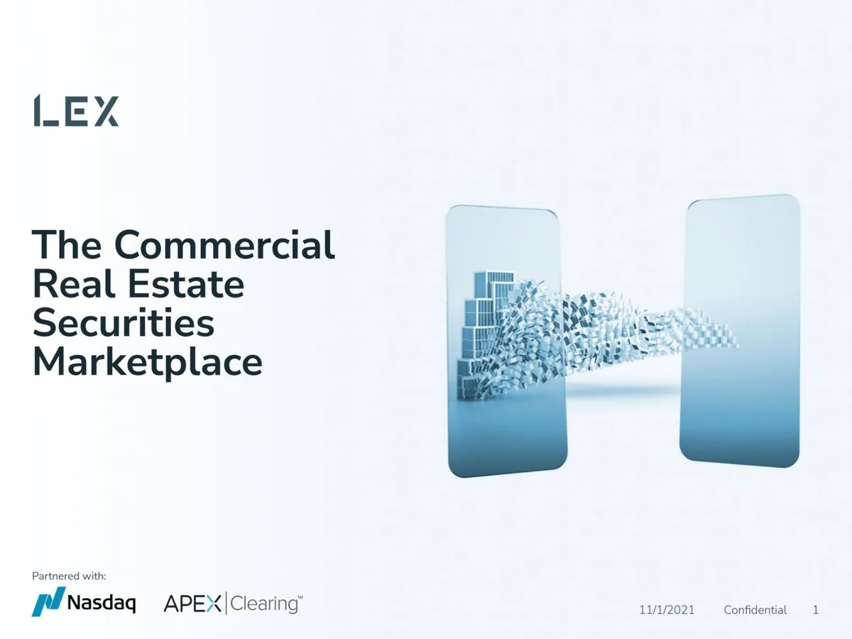 Includes partner logos for Nasdaq and Apex Clearing.