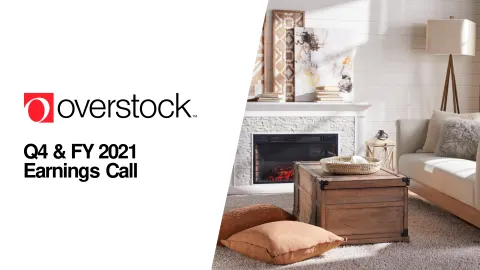 Overstock | Results Presentation Deck | 33 slides
