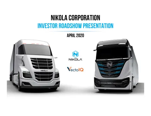 Nikola | SPAC Presentation Deck | 27 slides
