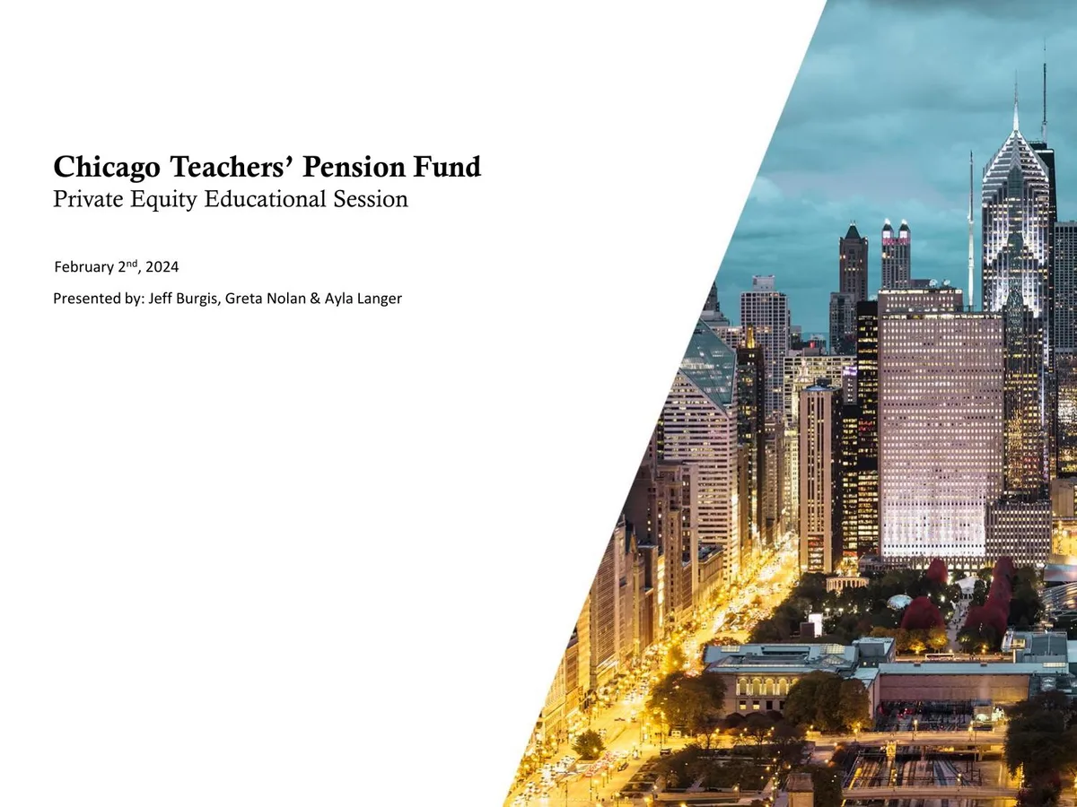Adams Street Overview of PE for Chicago Teachers Key slides · slide 1