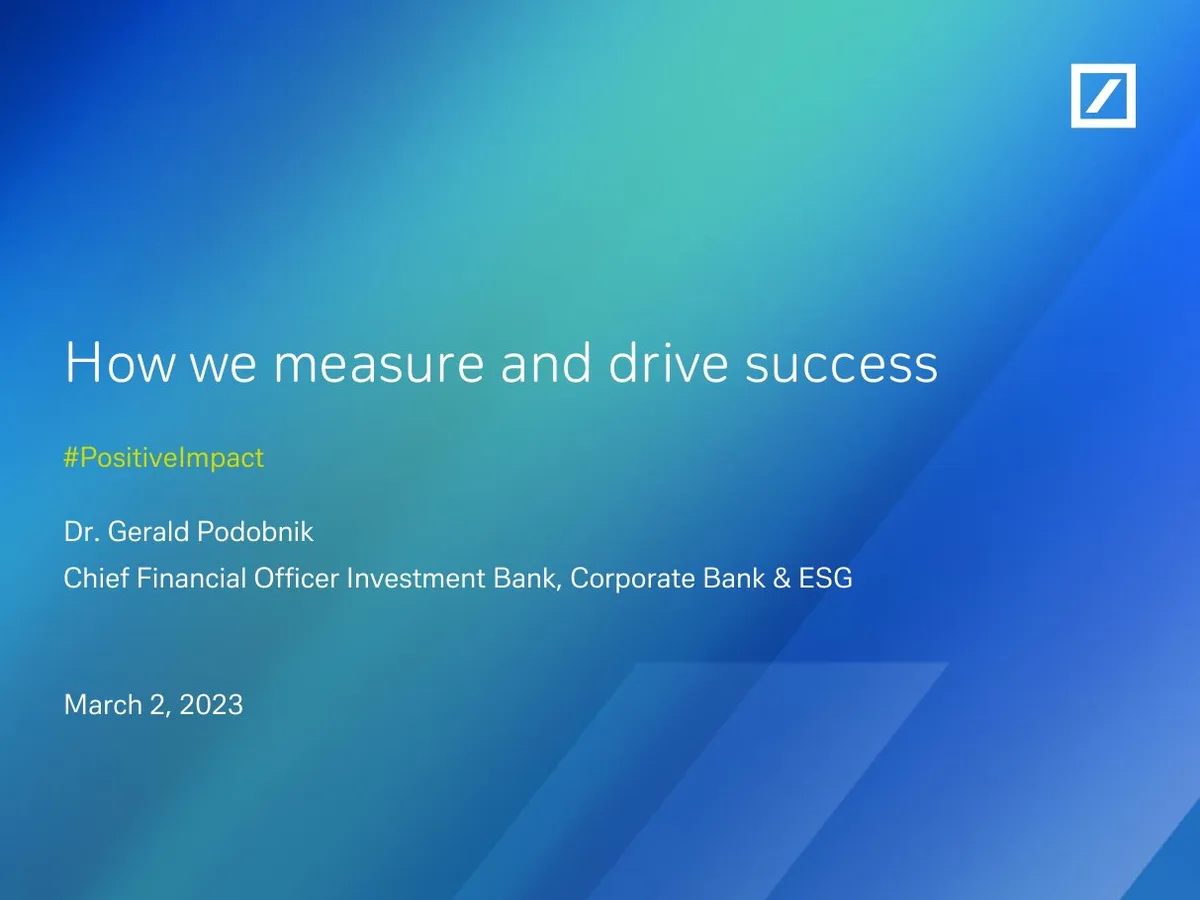 Deutsche Bank branding present.