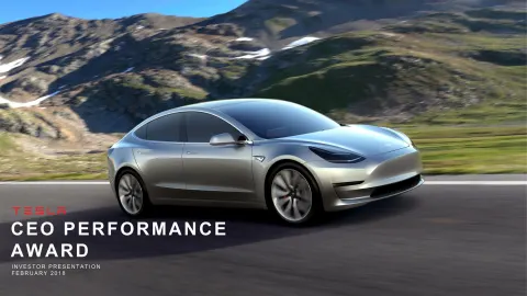 Tesla | Shareholder Engagement Presentation Deck | 9 slides