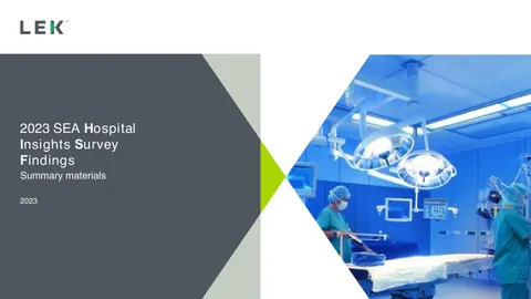 2023 SEA Hospital Insights Survey Findings Summary materials