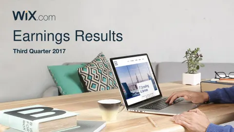Wix | Results Presentation Deck | 21 slides